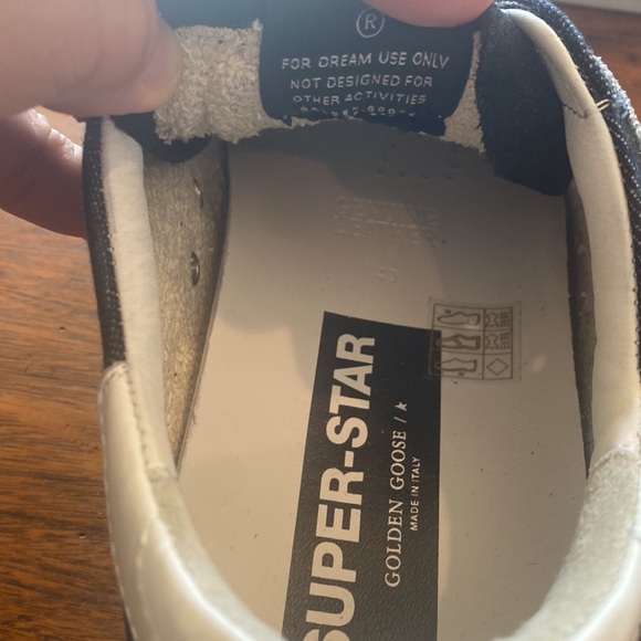 Golden Goose Superstar double quarter zebra & denim. Size 40 - Picture 7 of 7